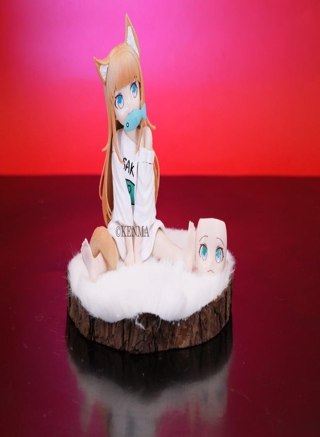 KENMA My Cat is a Lovely Girl Anime Kinako Model A 2 Face 14 CM Action Figure PVC - Image 5